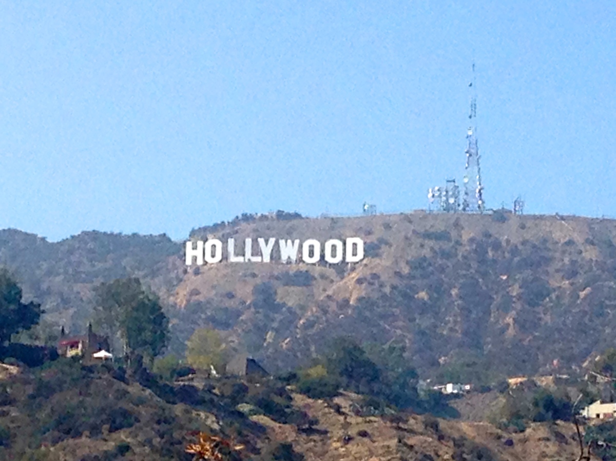 the best view of the Hollywood sign | fill up on bread